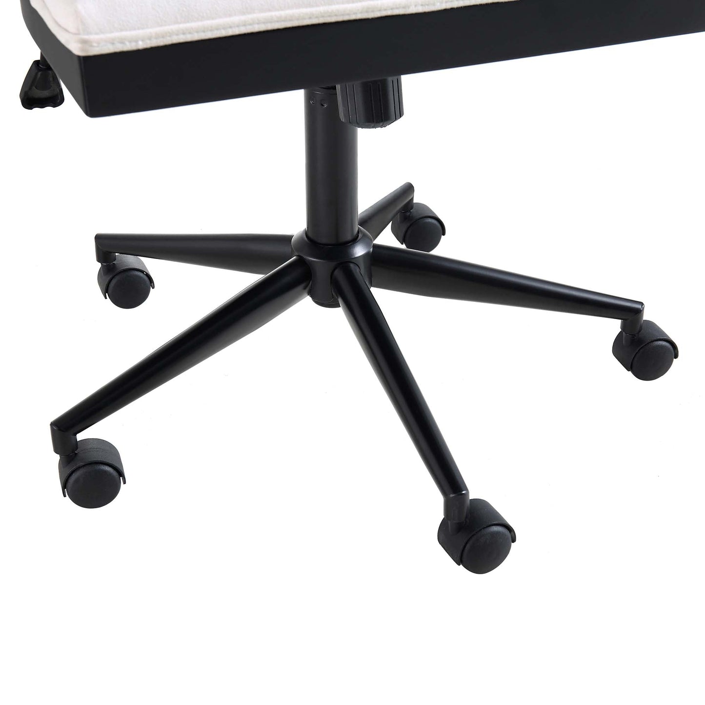 Chaise de bureau pivotante en rotin naturel Lucia