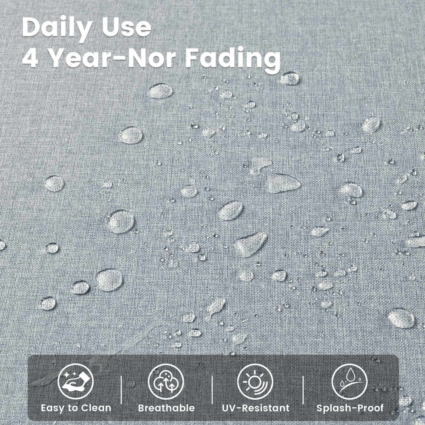 Ensemble de 9 chaises pivotantes d'extérieur en résine tressée OVIOS avec table de feu