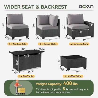 Ensembles de mobilier de jardin avec coussins de 10 cm d'épaisseur