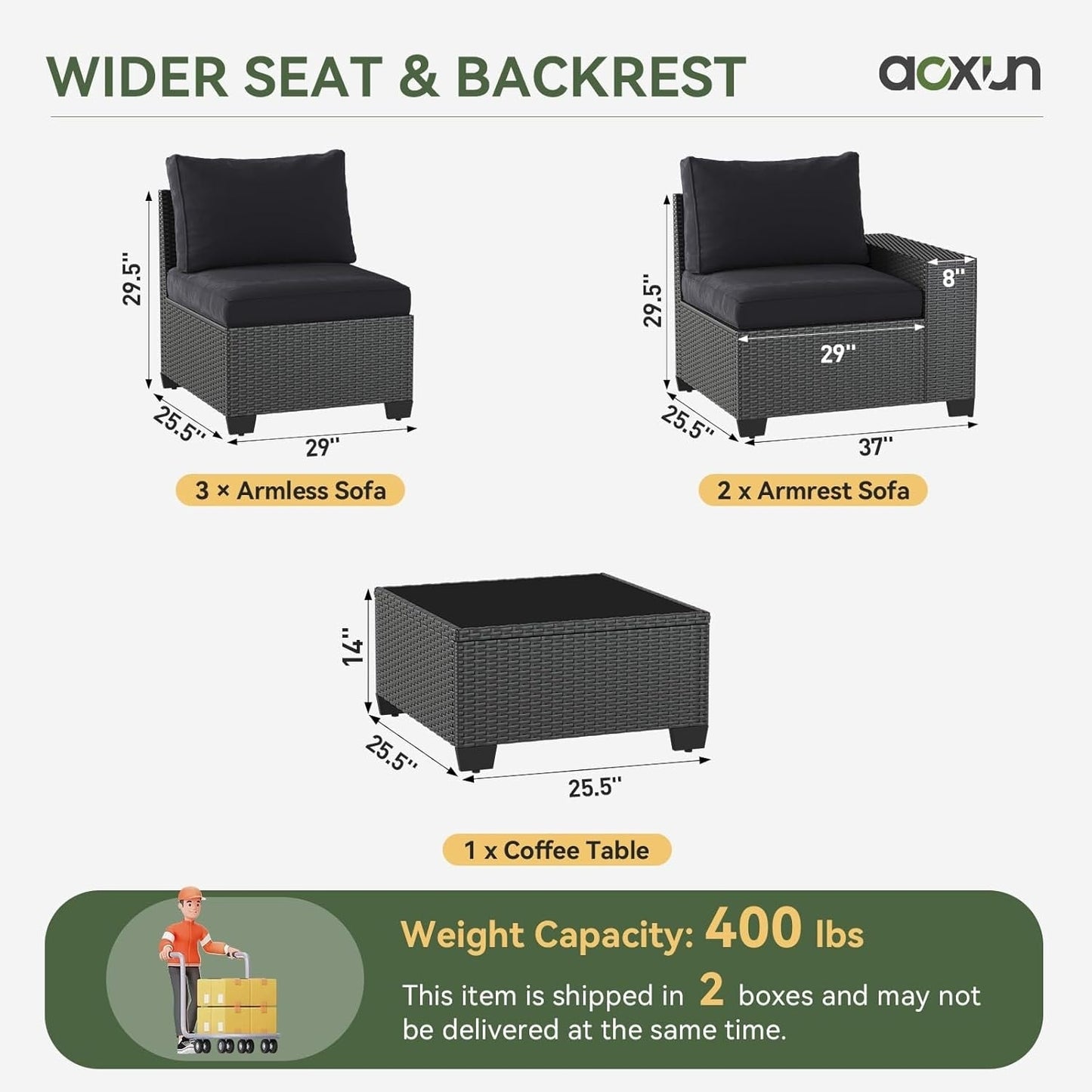 Ensembles de mobilier de jardin avec coussins de 10 cm d'épaisseur