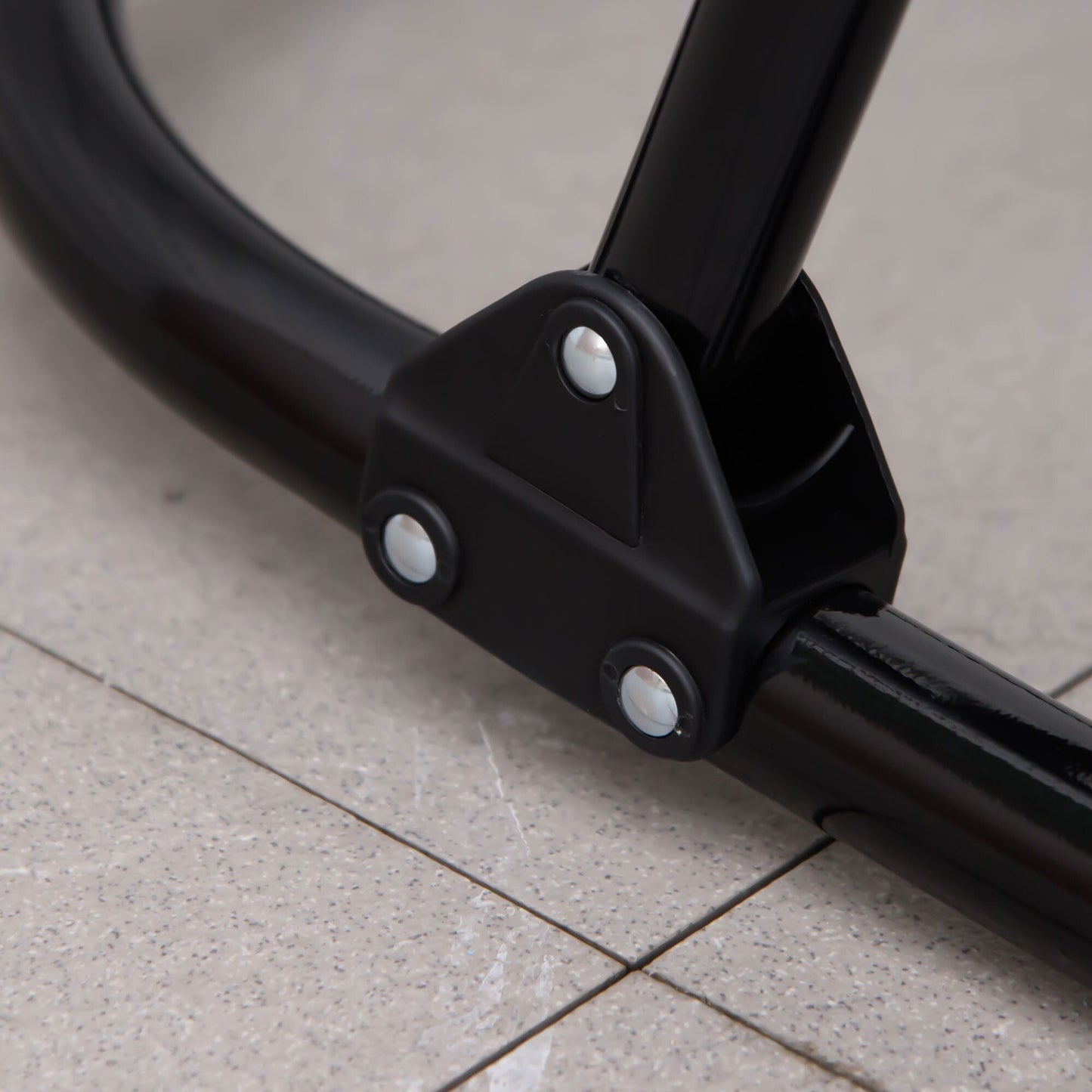 Ensemble de fauteuil à bascule pliant Outsunny avec assise et dossier rembourrés, oreiller