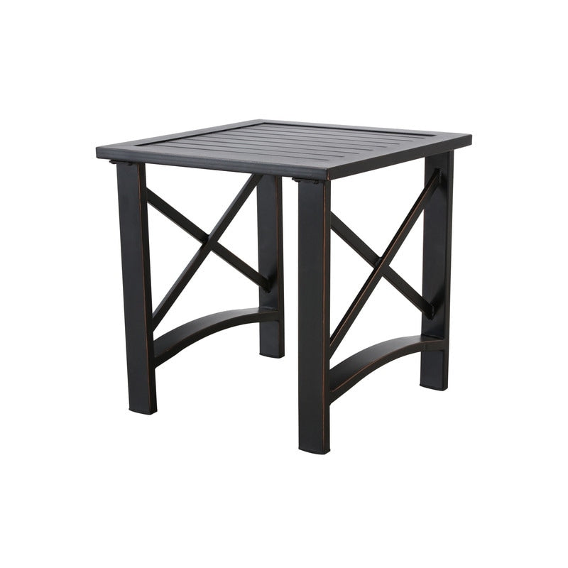 Ensemble de conversation 3 pièces pour fauteuil à bascule d'extérieur PATIO FESTIVAL avec coussins