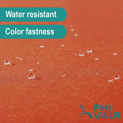 Ensemble de salle à manger d'extérieur MAISON ARTS 6 pièces avec parasol à 3 niveaux inclinable automatiquement de 3 m : 4 chaises d'extérieur en métal, 1 table à manger carrée en métal