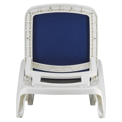 Paire de chaises longues Plymouth Collection All Weather Sling - 77 pouces