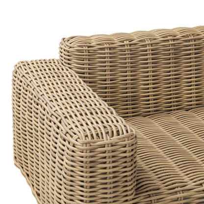 Ensemble de canapé d'angle d'extérieur/terrasse Poly &amp; Bark Puglia avec table basse