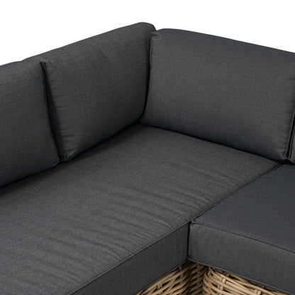 Ensemble de canapé d'angle d'extérieur/terrasse Poly &amp; Bark Puglia avec table basse