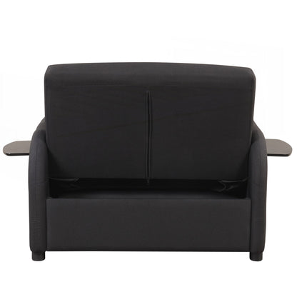 Canapé-lit gigogne 3 en 1 avec 2 tables d'appoint