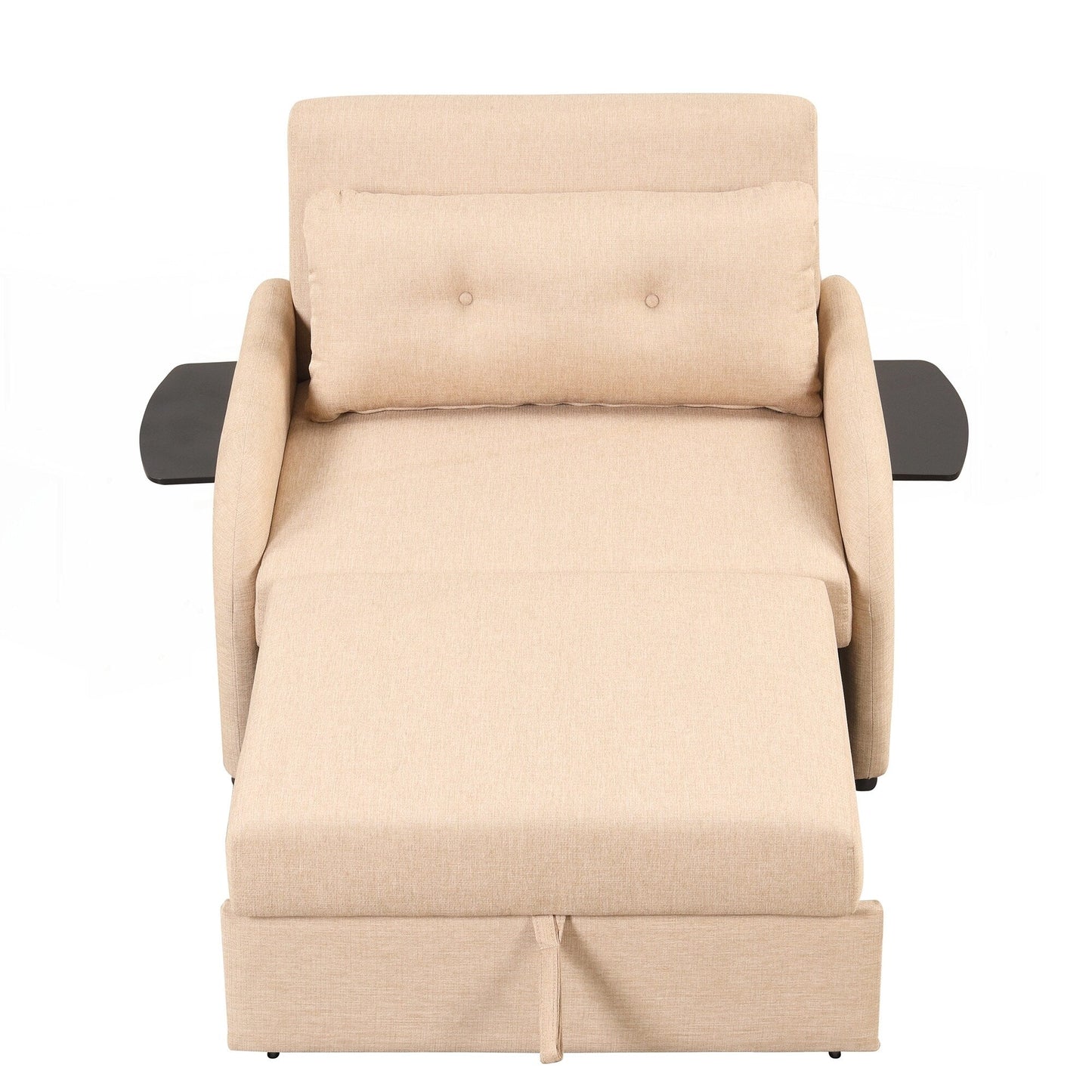 Canapé-lit gigogne 3 en 1 avec 2 tables d'appoint