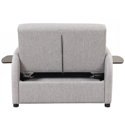 Canapé-lit gigogne 3 en 1 avec 2 tables d'appoint