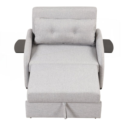 Canapé-lit gigogne 3 en 1 avec 2 tables d'appoint