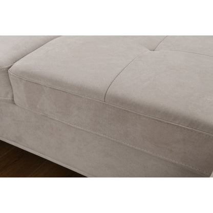 Canapé d'angle surdimensionné Roomfitters 122 avec méridienne et rangement, canapé contemporain en forme de U 7 places