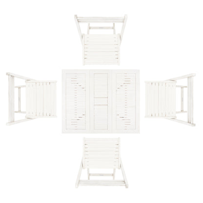 Ensemble de salle à manger d'extérieur SAFAVIEH Brandy 5 pièces - 43 po L x 35 po P x 29 po H