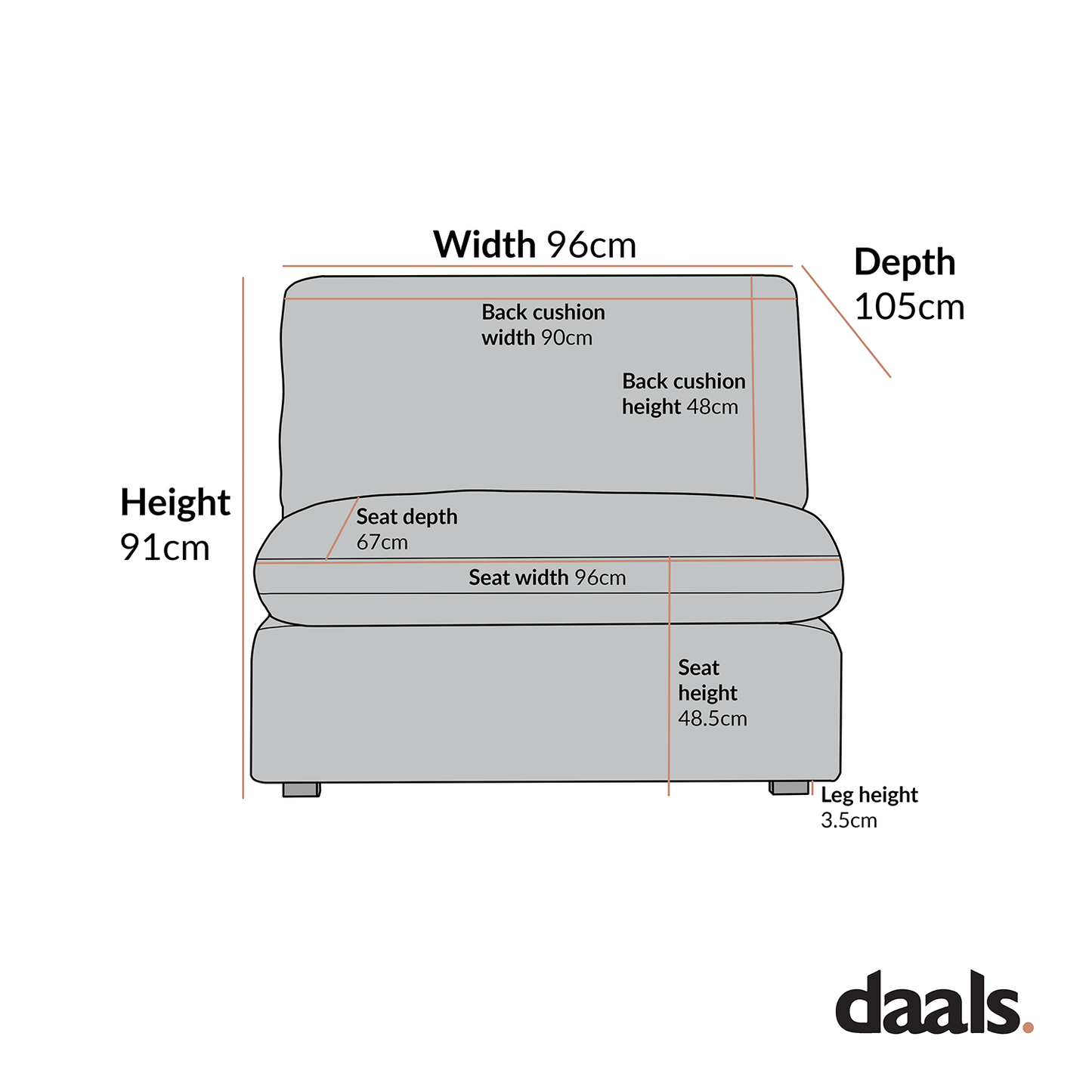 Canapé modulable en velours vert mousse Lutyens, assise sans accoudoirs