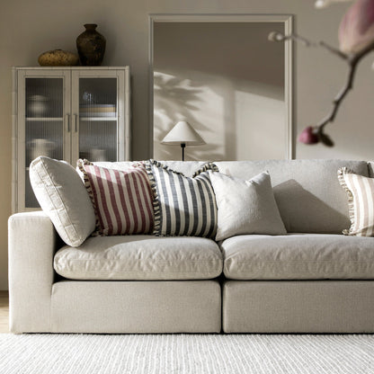 Canapé modulaire en tissu tissé avoine Lutyens, 3 pièces