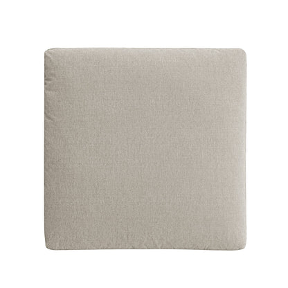 Canapé modulaire et tabouret en tissu tissé avoine Lutyens