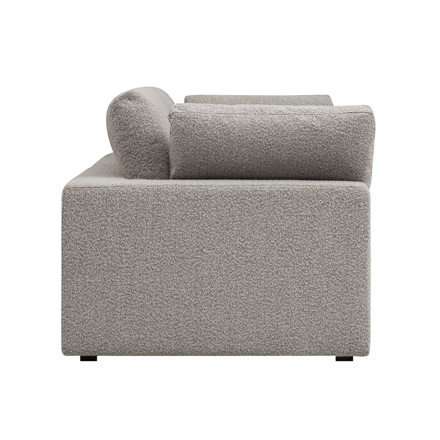 Canapé modulaire Lutyens Taupe Boucle, 2 pièces