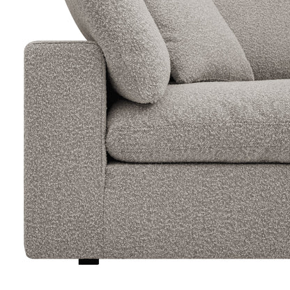 Canapé modulaire Lutyens Taupe Boucle, 2 pièces