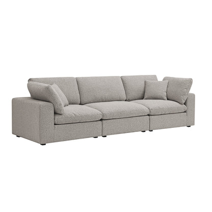 Canapé modulaire Lutyens Taupe Boucle, 3 pièces