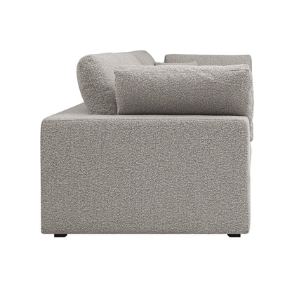 Canapé modulaire Lutyens Taupe Boucle, 3 pièces