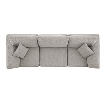 Canapé modulaire Lutyens Taupe Boucle, 3 pièces