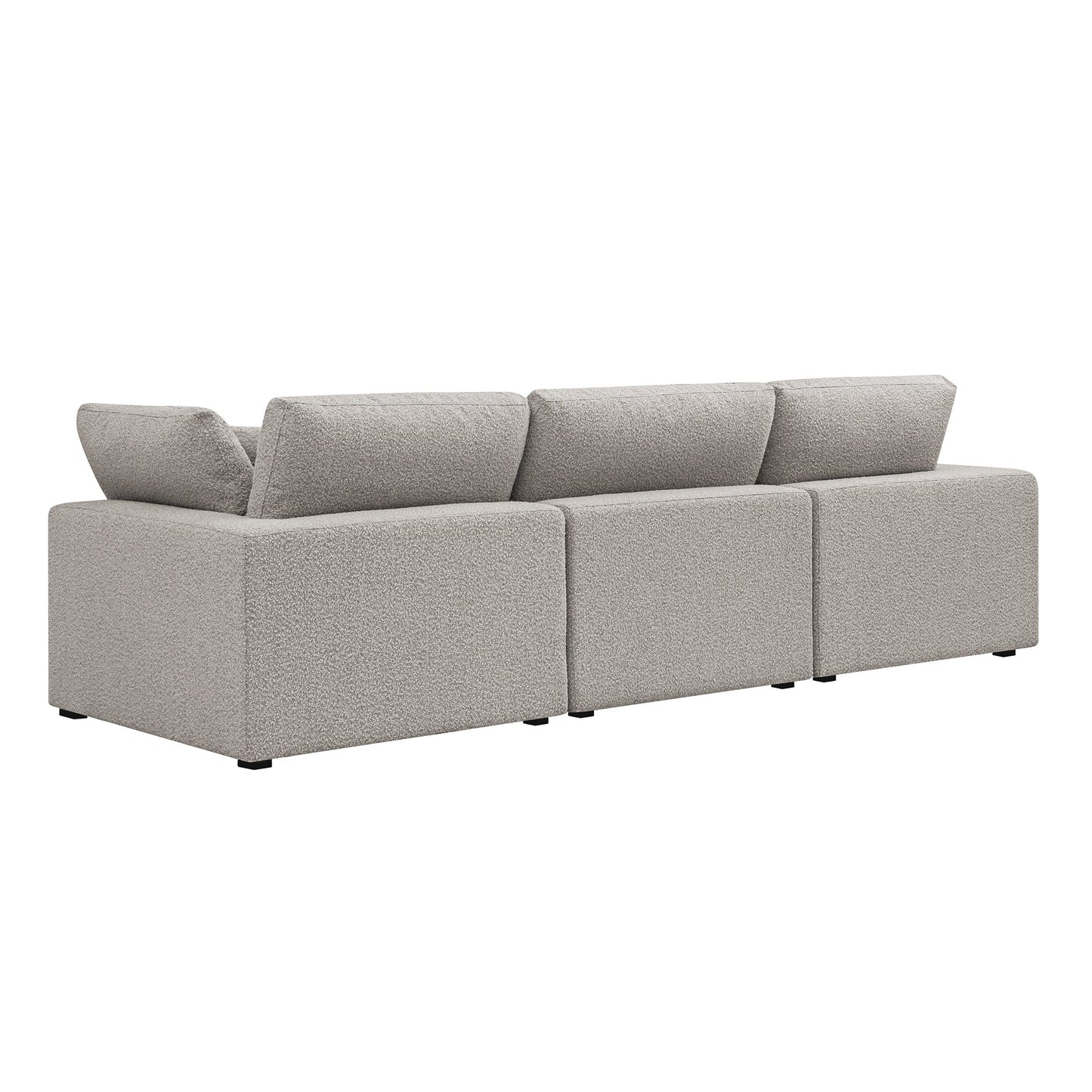 Canapé modulaire Lutyens Taupe Boucle, 3 pièces