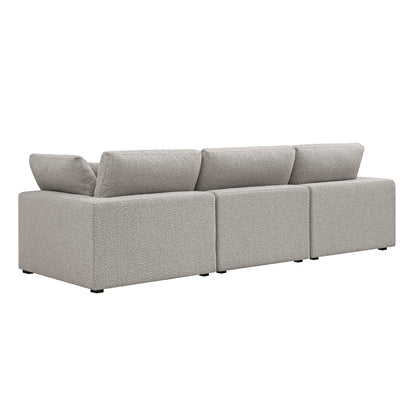Canapé modulaire Lutyens Taupe Boucle, 3 pièces