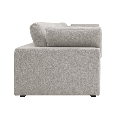 Canapé modulaire Lutyens Taupe Boucle, 4 pièces