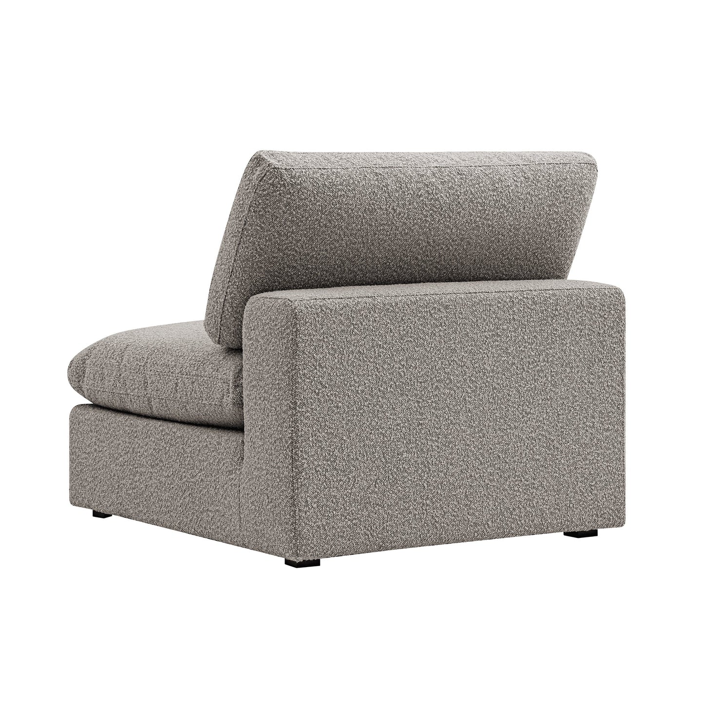 Canapé modulable Lutyens Taupe Boucle, assise sans accoudoirs
