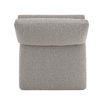 Canapé modulable Lutyens Taupe Boucle, assise sans accoudoirs