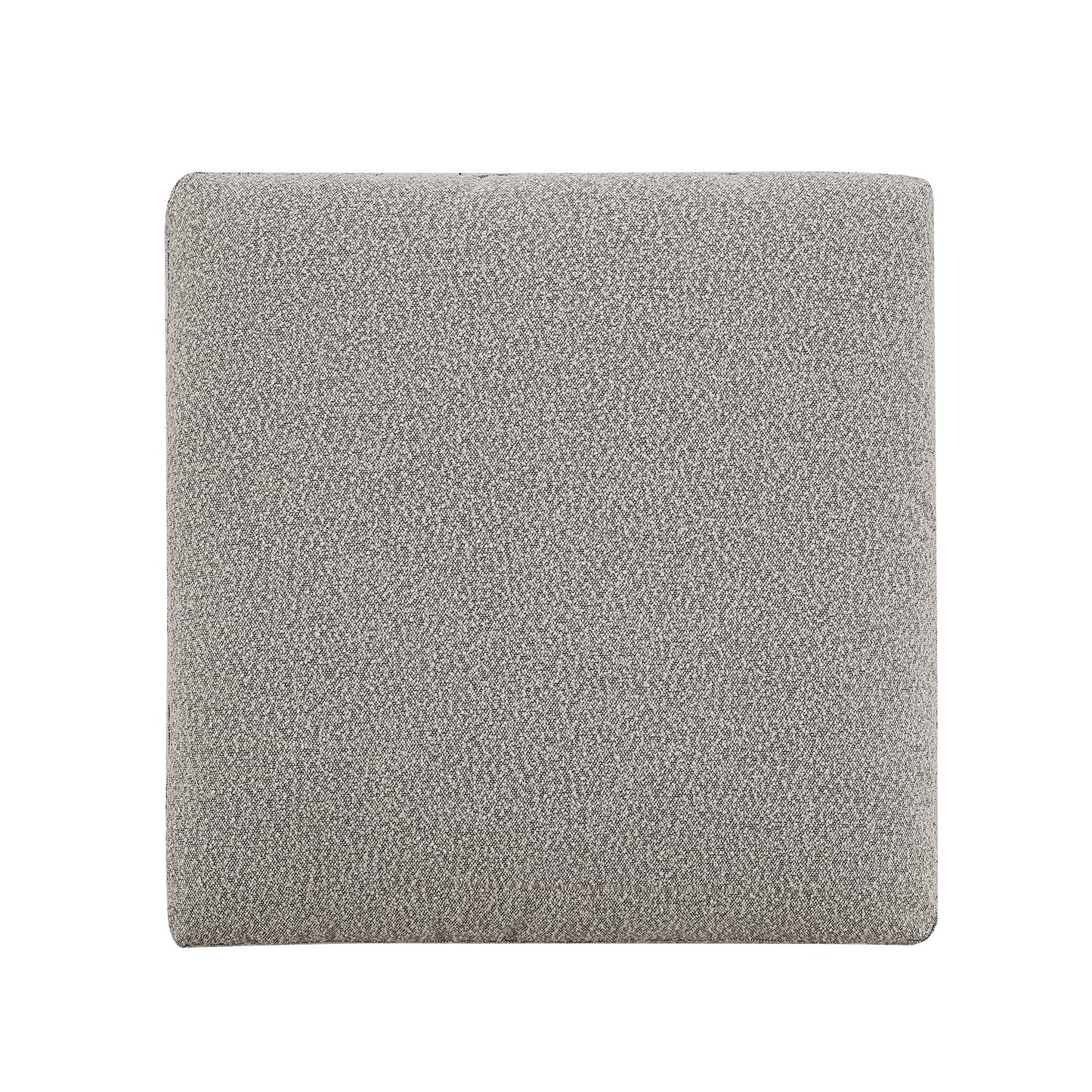 Canapé modulable Lutyens Taupe Boucle, tabouret