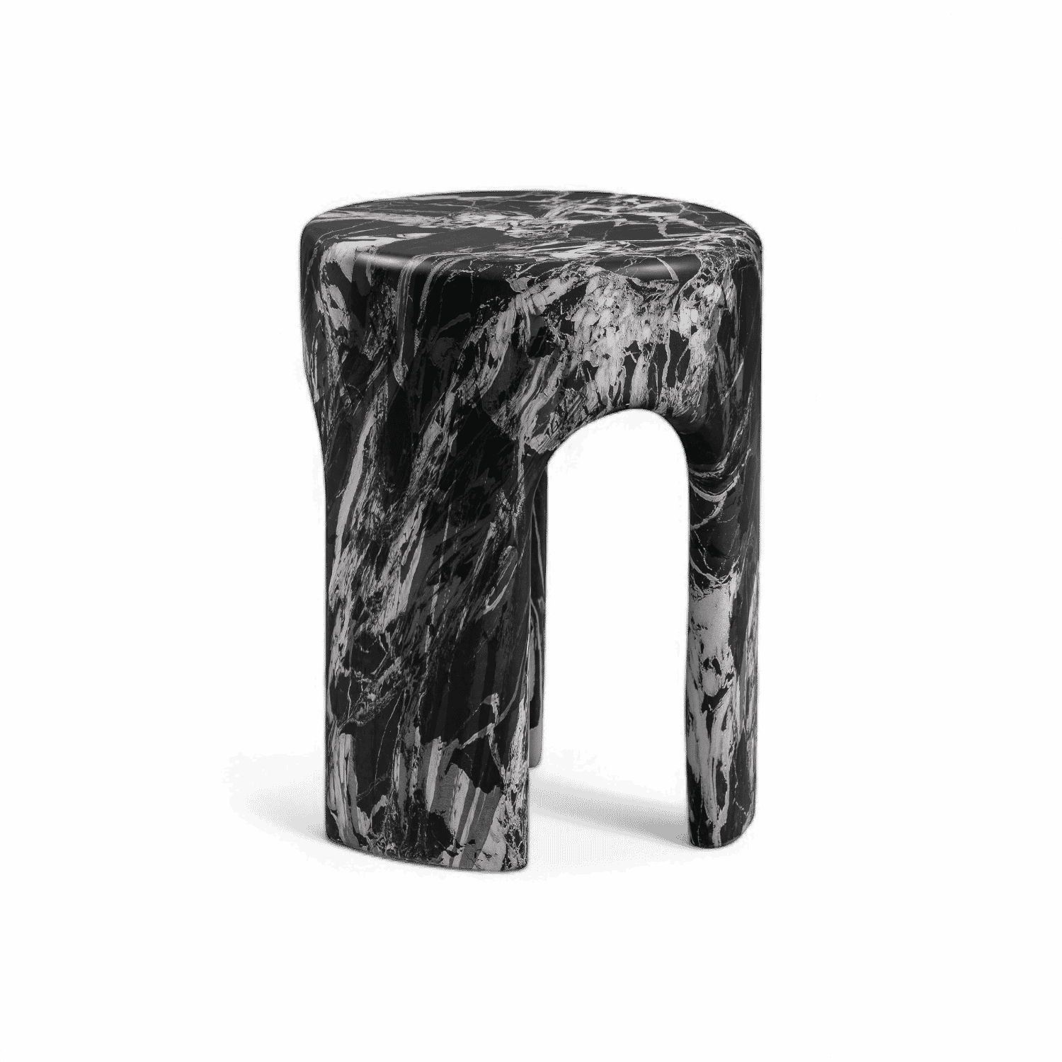 Table d'appoint en microciment Aurelia