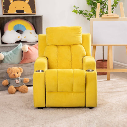 Fauteuil magique pour super-héros et princesses, fauteuil inclinable super deluxe pour enfants avec repose-pieds, appui-tête et 2 porte-gobelets