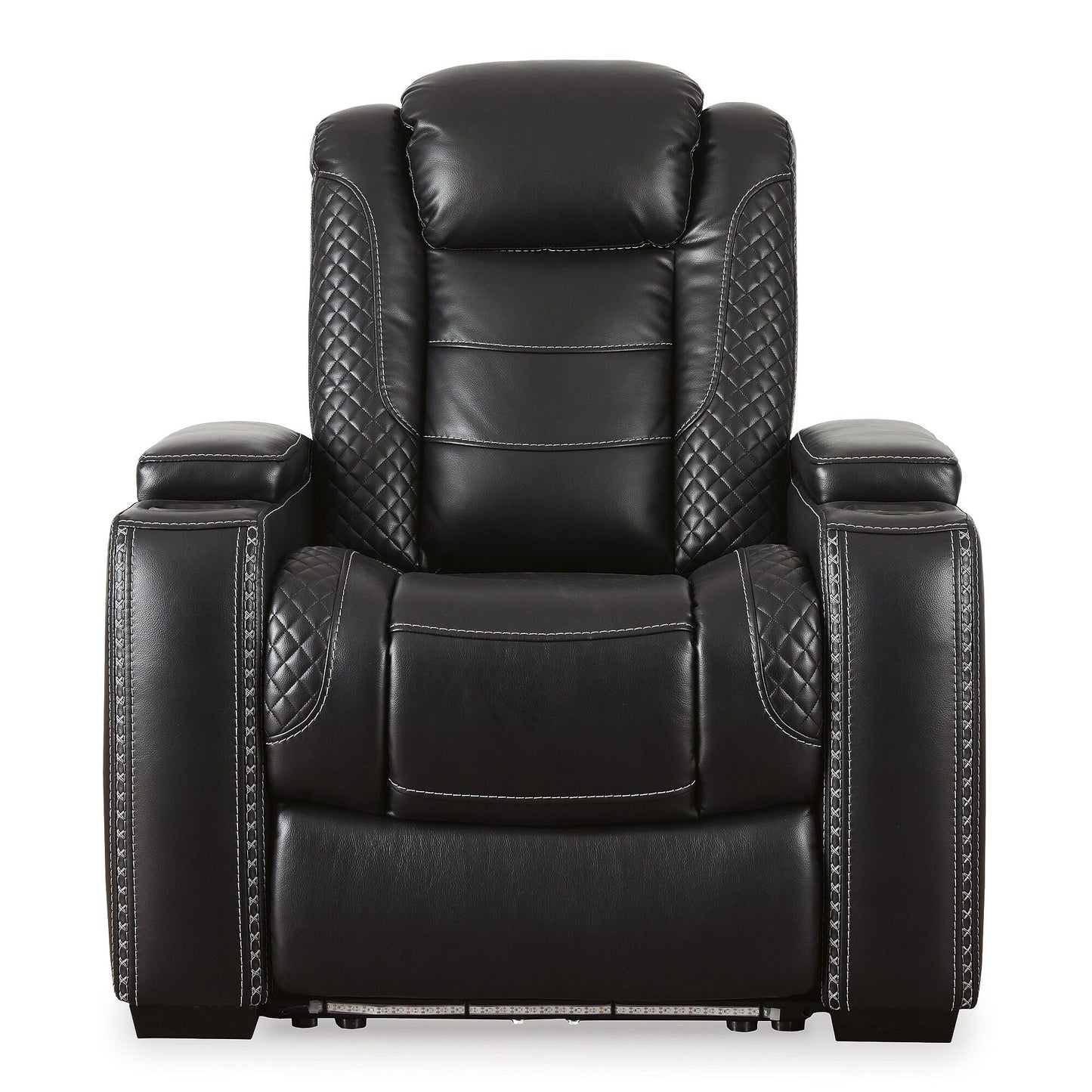 Fauteuil inclinable électrique noir Party Time, une création exclusive d'Ashley