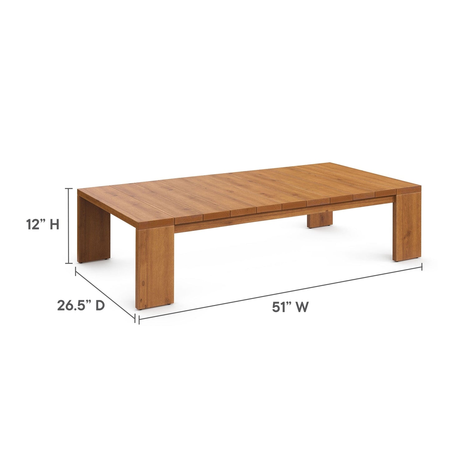 Ensemble de mobilier de jardin 5 pièces en bois d'acacia Tahoe