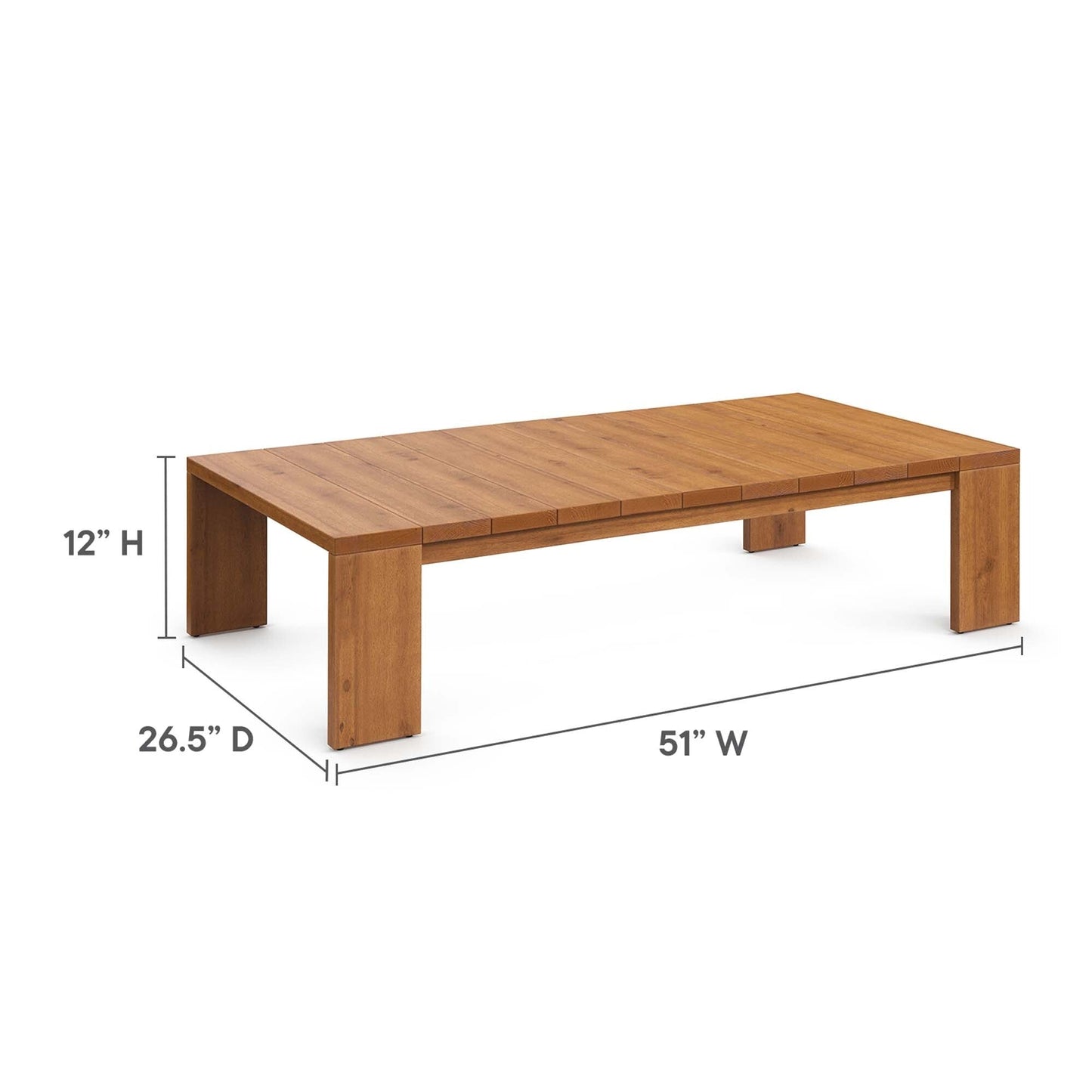 Ensemble de mobilier de jardin 5 pièces en bois d'acacia Tahoe