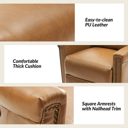 Ensemble de 2 fauteuils inclinables électriques pivotants et à bascule Tobias de style traditionnel par HULALA HOME