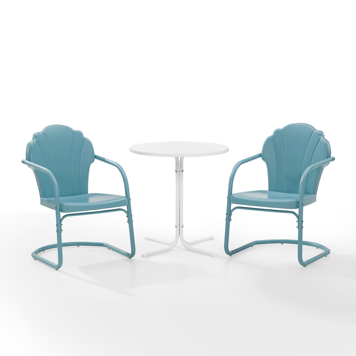 Ensemble bistro d'extérieur Crosley Tulip 3 pièces - 98 cm (L) x 29 cm (P) x 32,88 cm (H)