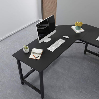 Bureau d'angle Munich en L noir