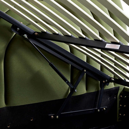 Lit TV ottoman en velours vert mousse Archer