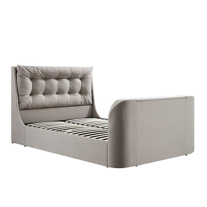 Lit TV ottoman en tissu Hadley Stone