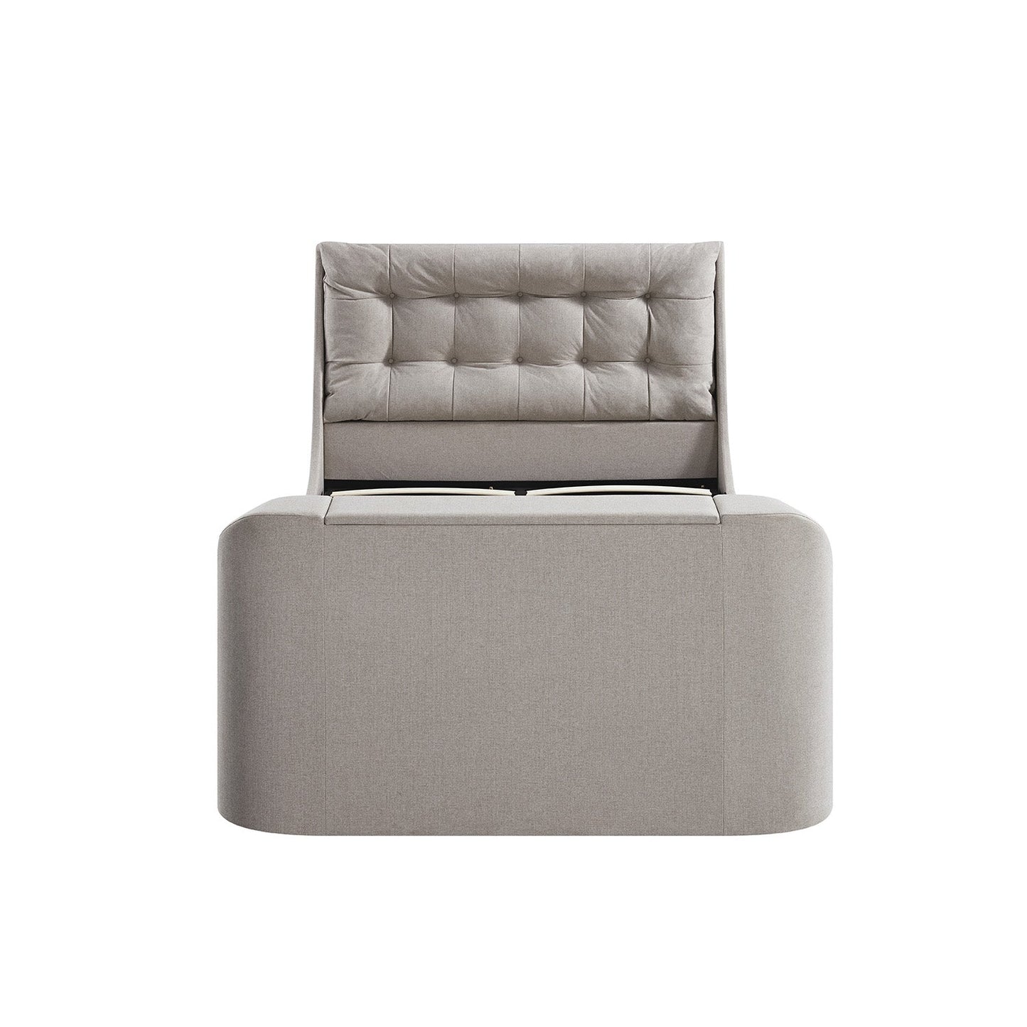 Lit TV ottoman en tissu Hadley Stone