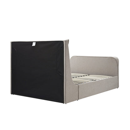 Lit TV ottoman en tissu Hadley Stone