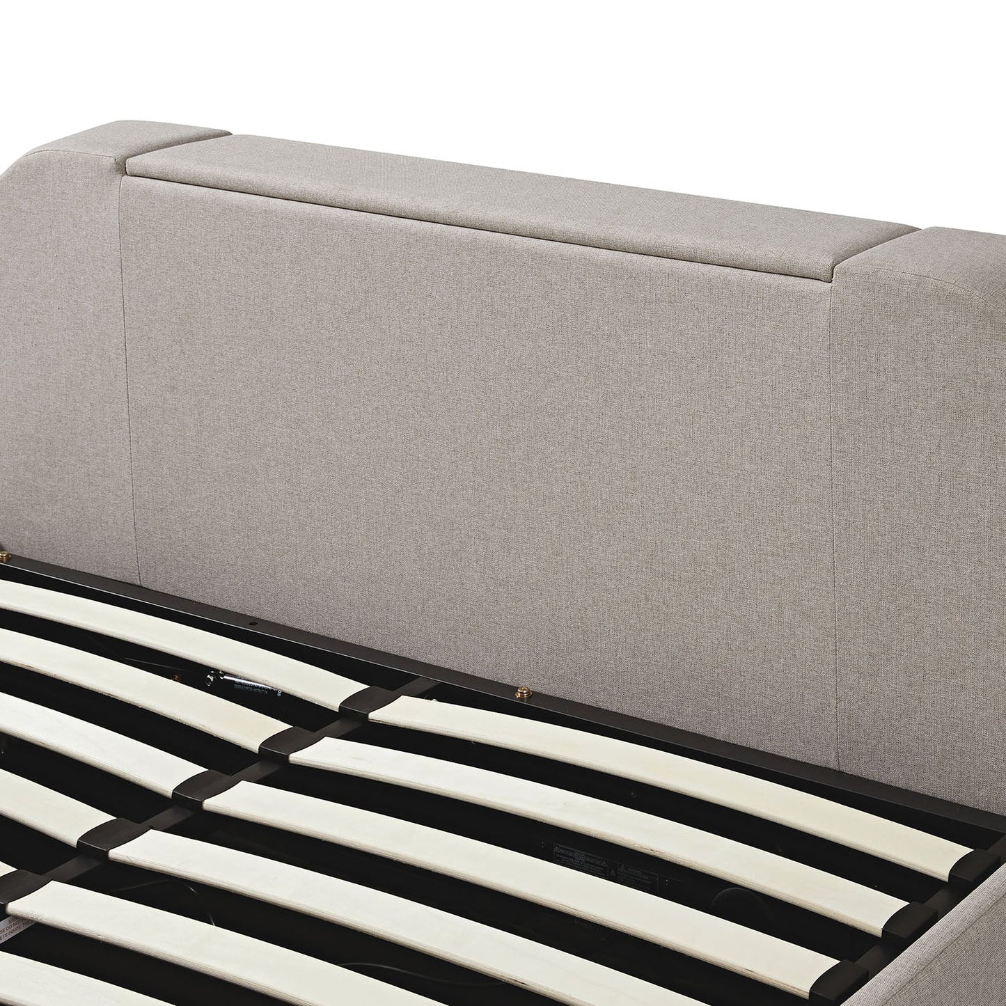 Lit TV ottoman en tissu Hadley Stone