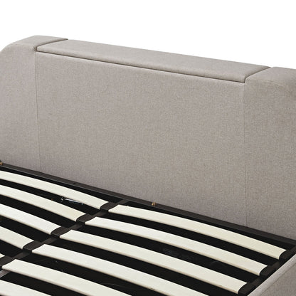 Lit TV ottoman en tissu Hadley Stone