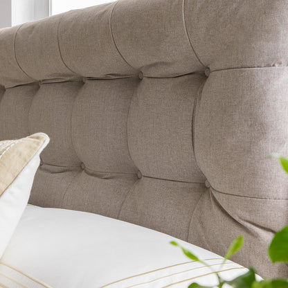 Lit TV ottoman en tissu Hadley Stone