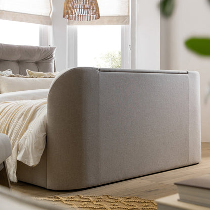 Lit TV ottoman en tissu Hadley Stone