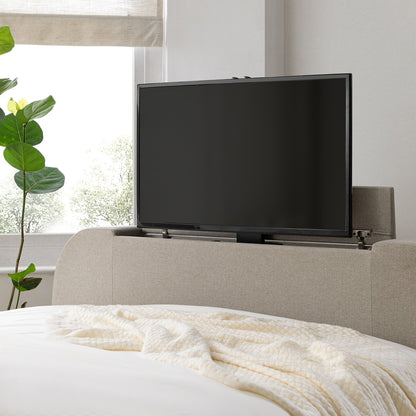 Lit TV ottoman en tissu Hadley Stone