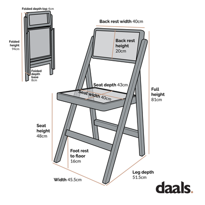 Lot de 2 chaises pliantes en rotin Frances, couleur naturelle