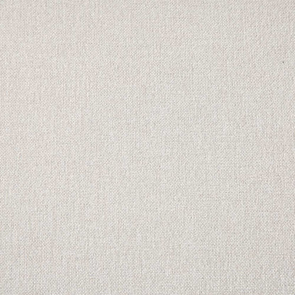 Chaise de salle à manger rembourrée Hansel, tissu beige et cadre naturel