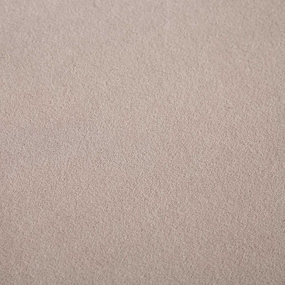 Canapé-lit Pienza en rotin, velours taupe avec cadre en bois massif noir